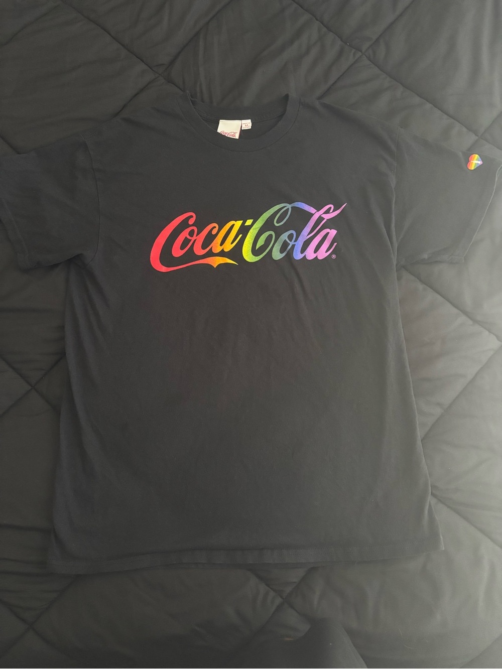 Coca Cola Vintage 90s Retro Short Sleeve Logo Tee Shirt | Men’s L